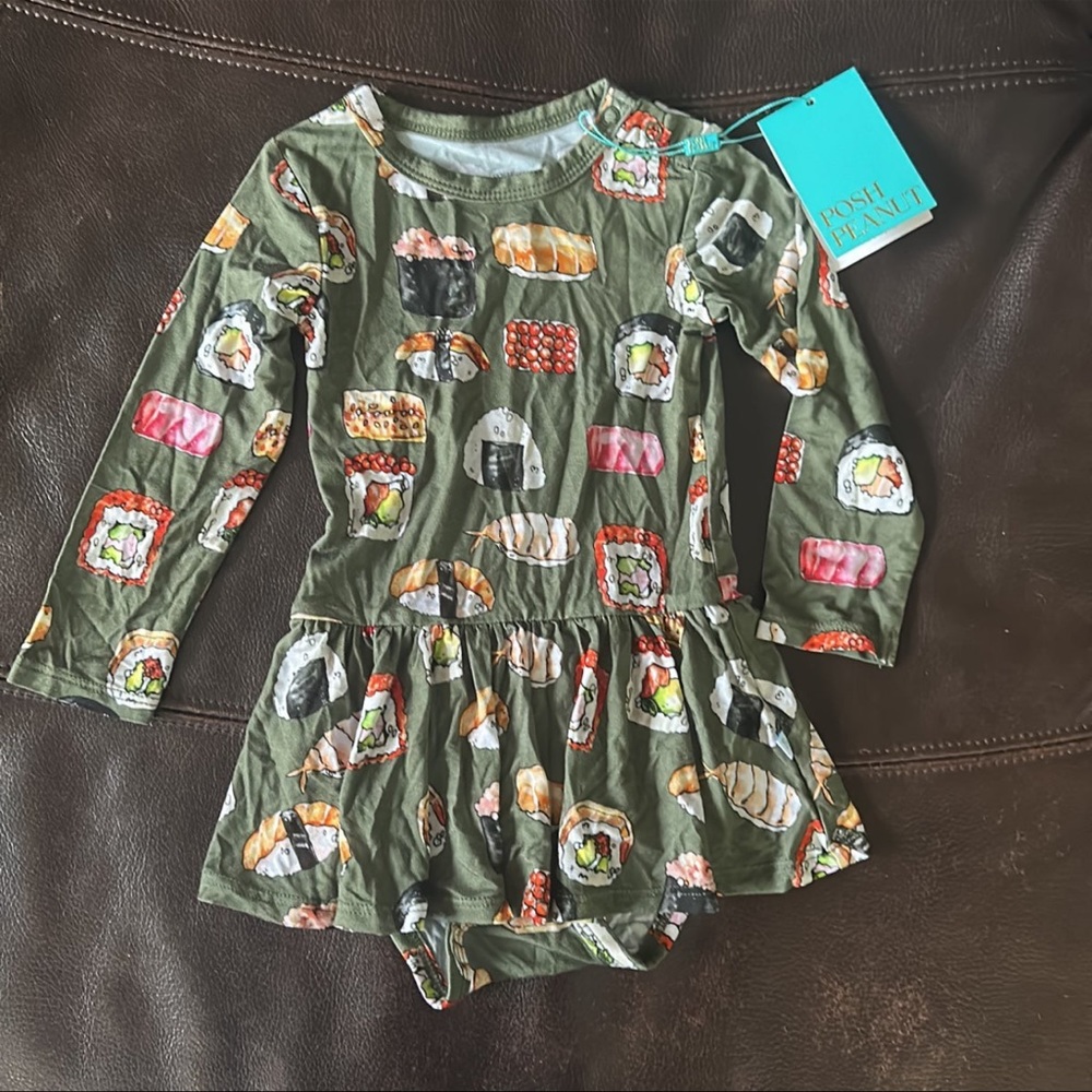 Posh Peanut Sashimi Sushi Body Suit 12-18 Months